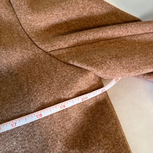 S Mens Double-breasted Hooded Jacket Parka Winter Outwear Tan Pea Coat Brown NWO - Picture 5 of 10